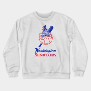 Defunct Washington Senators Baseball Crewneck Sweatshirt